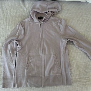 J crew cashmere hoodie lavender size L